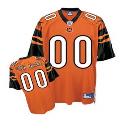 Cincinnati Bengals Customized Jerseys Orange