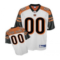 Cincinnati Bengals Customized Jerseys White Jersey