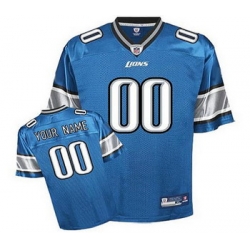 Detroit Lions Customized Jerseys blue