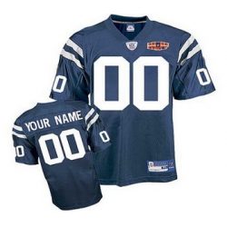 Indianapolis Colts Super Bowl XLIV Customized Jerseys blue