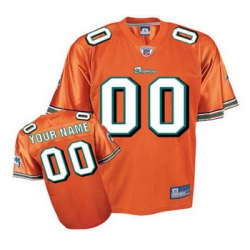 Miami Dolphins Customized Jerseys Orange jerseys
