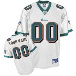 Miami Dolphins Customized Jerseys white