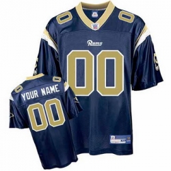 St Louis Rams Customized Jerseys blue