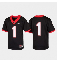 University of Georgia #1 Kids Jersey Black College Untouchable Football University of Georgia #1 Kids Jersey Black College Untouchable Football