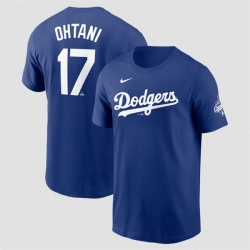 Men Los Angeles Dodgers 17 Shohei Ohtani Royal 2025 World Series Champions Name  26 Number T Shirt