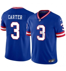 New York Giants 3 Abdul Carter Blue 2026 Classic Vapor Untouchable Limited Stitched Jersey New York Giants 3 Abdul Carter Blue 2026 Classic Vapor Untouchable Limited Stitched Jersey