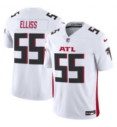 Men Atlanta Falcons 55 Kaden Elliss White 2025 F U S E  Vapor Untouchable Limited Stitched Football Jersey Men Atlanta Falcons 55 Kaden Elliss White 2025 F U S E  Vapor Untouchable Limited Stitched Football Jersey