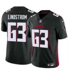 Men Atlanta Falcons 63 Chris Lindstrom Black 2025 F U S E  Vapor Untouchable Limited Stitched Football Jersey Men Atlanta Falcons 63 Chris Lindstrom Black 2025 F U S E  Vapor Untouchable Limited Stitched Football Jersey