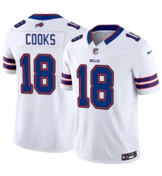 Men Buffalo Bills 18 Brandin Cooks White 2025 F U S E Vapor Untouchable Limited Stitched Football Jersey Men Buffalo Bills 18 Brandin Cooks White 2025 F U S E Vapor Untouchable Limited Stitched Football Jersey
