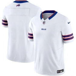 Men Buffalo Bills White Blank F U S E Stitched NFL Jersey