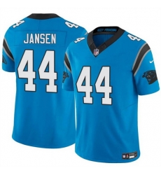 Men Carolina Panthers 44 J J  Jansen Blue 2025 F U S E  Vapor Limited Stitched Football Jersey Men Carolina Panthers 44 J J  Jansen Blue 2025 F U S E  Vapor Limited Stitched Football Jersey