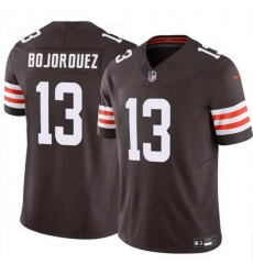 Men Cleveland Browns 13 Corey Bojorquez Brown F U S E  Vapor Limited Stitched Football Jersey Men Cleveland Browns 13 Corey Bojorquez Brown F U S E  Vapor Limited Stitched Football Jersey