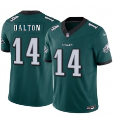 Men Philadelphia Eagles  14 Andy Dalton Green 2026 F U S E  Vapor Untouchable Limited Stitched Football Jersey