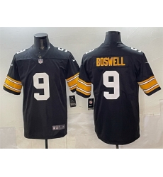 Men Pittsburgh Steelers 9 Chris Boswell Black Vapor Untouchable Stitched Jersey