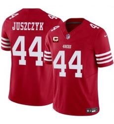 Men San Francisco 49ers 44 Kyle Juszczyk Red 2025 F U S E  With 2 Star C Patch Vapor Untouchable Limited Stitched Football Jersey Men San Francisco 49ers 44 Kyle Juszczyk Red 2025 F U S E  With 2 Star C Patch Vapor Untouchable Limited Stitched Football Jersey
