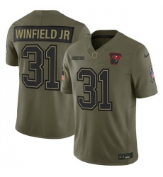 Men Tampa Bay Buccaneers 31 Antoine Winfield Jr  Olive 2025 F U S E  Salute to Service Limited Stitched Football Jersey Men Tampa Bay Buccaneers 31 Antoine Winfield Jr  Olive 2025 F U S E  Salute to Service Limited Stitched Football Jersey