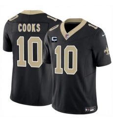 Men New Orleans Saints 10 Brandin Cooks Black 2025 F U S E With 1 Star C Patch Vapor Limited Stitched Football Jersey Men New Orleans Saints 10 Brandin Cooks Black 2025 F U S E With 1 Star C Patch Vapor Limited Stitched Football Jersey