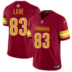 Youth Washington Commanders 83 Jaylin Lane Burgundy 2025 Draft F U S E  Vapor Limited Stitched Football Jersey