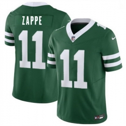 Men New York Jets  11 Bailey Zappe Green 2026 F U S E  Vapor Untouchable Limited Stitched Jersey