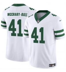 Men New York Jets 41 Marcelino McCrary Ball White 2025 F U S E  Vapor Untouchable Limited Stitched Jersey Men New York Jets 41 Marcelino McCrary Ball White 2025 F U S E  Vapor Untouchable Limited Stitched Jersey