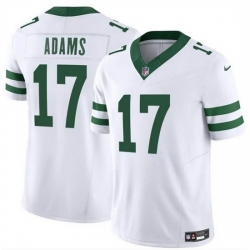 Youth New York Jets 17 Davante Adams White 2024 F U S E Vapor Limited Stitched Jersey