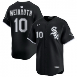 Men Chicago White Sox Nike Black Alternate Limited Jersey Meidroth Chase 10