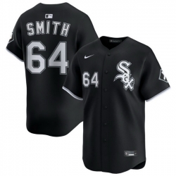 Men Chicago White Sox Nike Black Alternate Limited Jersey Smith Shane 64