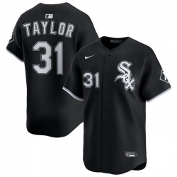 Men Chicago White Sox Nike Black Alternate Limited Jersey Taylor Grant 31