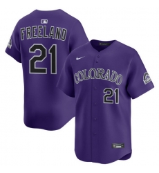 Men Colorado Rockies Nike Purple Alternate Limited Jersey Freeland Kyle 21 Men Colorado Rockies Nike Purple Alternate Limited Jersey Freeland Kyle 21