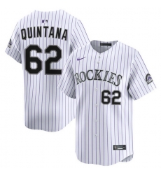 Men Colorado Rockies Nike White Alternate Limited Jersey QUINTANA 62 Men Colorado Rockies Nike White Alternate Limited Jersey QUINTANA 62