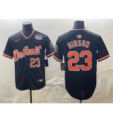 Men Detroit Tigers Kirk Gibson Black 2026 Alternate USA 250 Patch Vapor Premier Limited Stitched Baseball Jersey Men Detroit Tigers Kirk Gibson Black 2026 Alternate USA 250 Patch Vapor Premier Limited Stitched Baseball Jersey