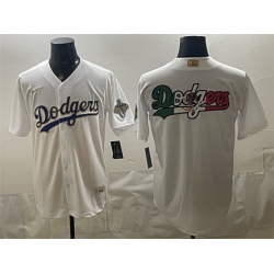 Men Los Angeles Dodgers Team Big Logo White 2026 Gold Collection Stadium Stitched Baseball Jersey