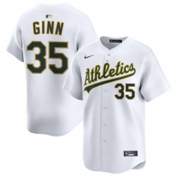 Men Athletics Nike Home Limited Custom Jersey White Ginn J.T. 35