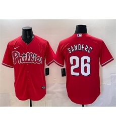 Men Philadelphia Phillies 26 Ben Sanders Red Cool Base Stitched Jersey Men Philadelphia Phillies 26 Ben Sanders Red Cool Base Stitched Jersey
