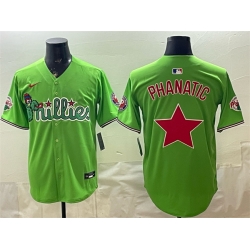 Men Philadelphia Phillies Light Green Phanatic Limited Stitched Jersey