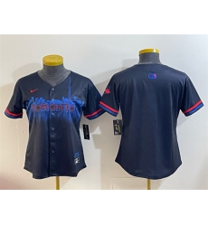 Youth Toronto Blue Jays Blank Navy 2024 City Connect Limited Stitched Baseball Jersey