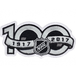 Men Calgary Flames NHL 100th Anniversary Patch Biaog