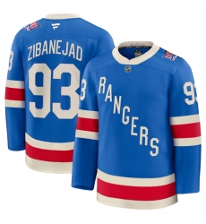Men New York Rangers 93 Mika Zibanejad Blue Centennial Stitched Hockey Jersey Men New York Rangers 93 Mika Zibanejad Blue Centennial Stitched Hockey Jersey