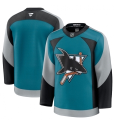 Men San Jose Sharks Blank Teal 2025 Alternate Stitched Hockey Jersey Men San Jose Sharks Blank Teal 2025 Alternate Stitched Hockey Jersey
