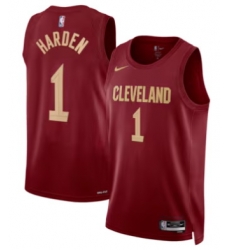 Men Cleveland Cavaliers James Harden #1 2025 26 Icon Edition Swingman Jersey
