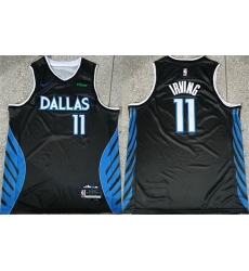 Men Dallas Mavericks 11 Kyrie Irving Black 2025 26 City Edition Stitched Basketball Jersey