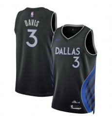 Men Dallas Mavericks 3 Anthony Davis Black 2025 26 City Edition Stitched Basketball Jersey Men Dallas Mavericks 3 Anthony Davis Black 2025 26 City Edition Stitched Basketball Jersey