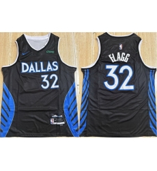 Men Dallas Mavericks 32 Cooper Flagg Black 2025 26 City Edition Stitched Basketball Jersey