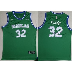 Men Dallas Mavericks 32 Cooper Flagg Green 2025 Classic Edition Stitched Basketball Jersey