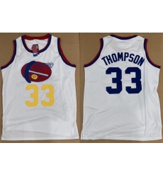 Men Denver Nuggets 33 David Thompson White Stitched Basketball Jersey Men Denver Nuggets 33 David Thompson White Stitched Basketball Jersey