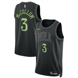 Men New Orleans Pelicans 3 Jordan Poole Black 2025 26 City Ediiton Stitched Basketball Jersey