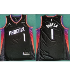 Men Phoenix Suns 1 Devin Booker Black 2025 Statement Edition Stitched Basketball Jersey Men Phoenix Suns 1 Devin Booker Black 2025 Statement Edition Stitched Basketball Jersey