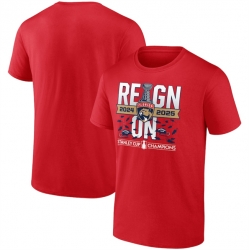 Men Florida Panthers Red Back To Back Stanley Cup Champions Local T Shirt