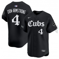 Men Women Youth Chicago Cubs Black Customized MLB Jersey