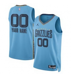 Men Women Youth Toddler MEMPHIS GRIZZLIES Custom Nike NBA Stitched Jersey Light Blue